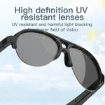 نمایش عدسی ضد UV عینک اسپرت هوشمند اسپیکردار F08