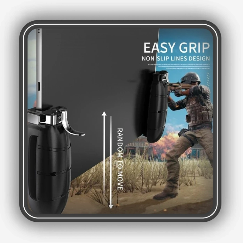 نمایش طراحی خوش‌دست و ضدلغزش دسته بازی AK-Pad