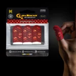 نمایش بسته‌بندی آستین کنترل کننده انگشت ClawSocks Blood and Skulls