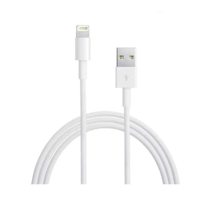 نمای کابل سفید و دو کانکتور کابل تبدیل USB به lightning کین واله مدل C13