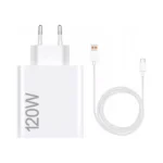 شارژر دیواری شیائومی 120 وات همراه کابل USB-A به USB-C