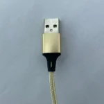 نمای نزدیک از کانکتور USB-A و روکش کابل شارژ میکرو پدارول مدل P1