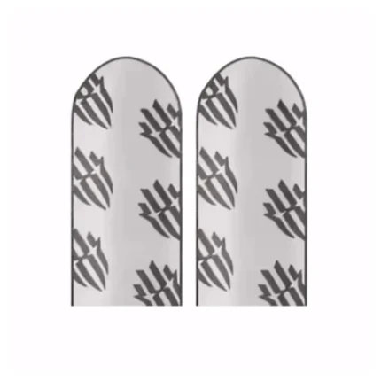 نمایش دو آستین کنترل کننده انگشت RedMagic Fingertip Silvercloth