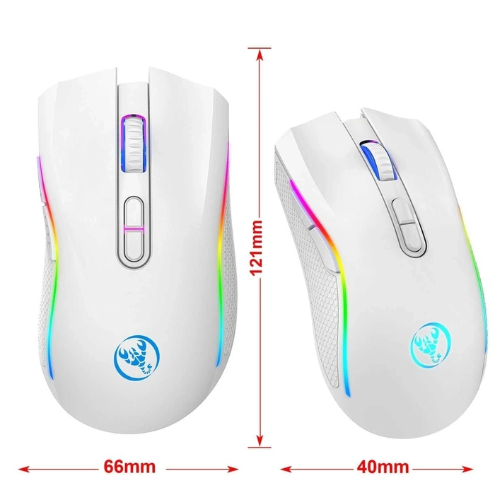 نمایش ابعاد ماوس گیمینگ HXSJ T69