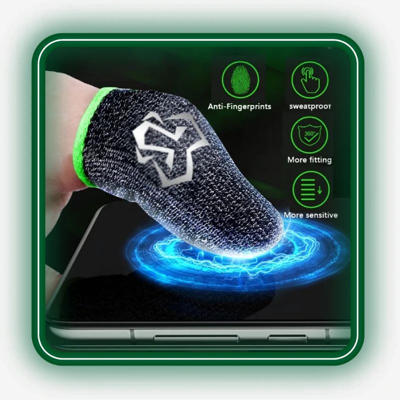 نمایش عملکرد آستین کنترل کننده انگشت Sarafox V9 روی صفحه لمسی