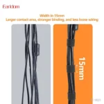 نمایش عرض نوار نظم دهنده چسبی کابل ارلدام مدل ET-VE01 طول ۳ متر