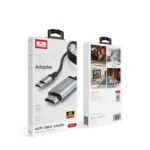 بسته‌بندی کابل تبدیل Type-C به HDMI ارلدام مدل Earldom ET-W34