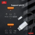 سازگاری کابل تبدیل Type-C به HDMI ارلدام مدل Earldom ET-W34 با دستگاه‌های مختلف