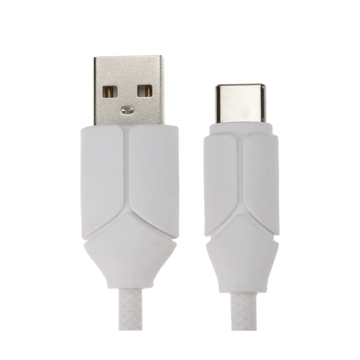 نمای نزدیک کانکتور USB-A و USB-C کابل تبدیل USB به USB-C کین واله مدل C-68