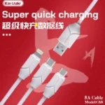 نمایش عبارت Super Quick Charging و مشخصات کابل تبدیل USB به USB-C کین واله مدل C-68