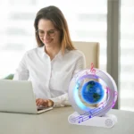 نمایش اسپیکر بلوتوثی کره زمین مدل Globe روی میز