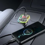 استفاده از پخش‌کننده اف ام و شارژر فندکی خودرو ارلدام مدل ET-M110 برای شارژ گوشی
